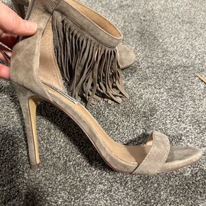 Steve Madden Suede Heels Tan